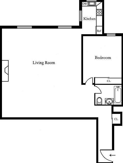1st image of 215 W 21st St #B