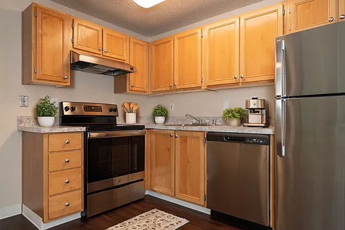 Floor plan Two Bedroom One Bath Deluxe