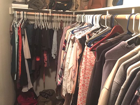 Master walk-in closet