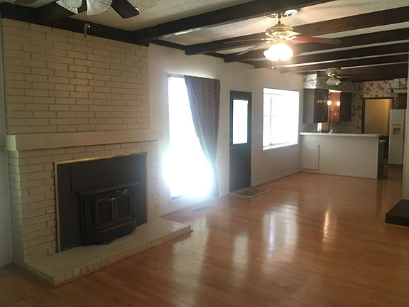 living room/eat in kitchen