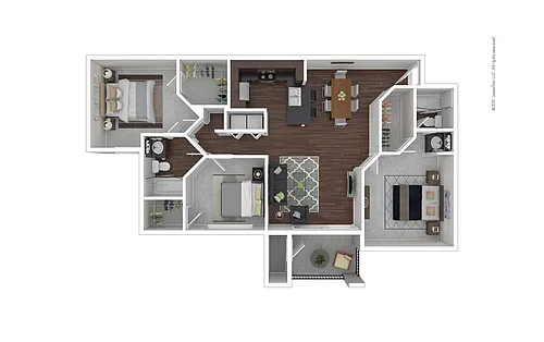 Floor plan The Destiny - Renovated