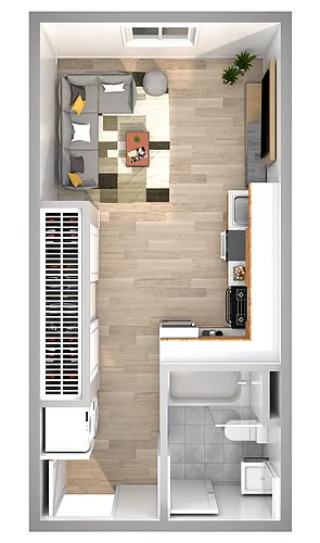 Floor plan Studio