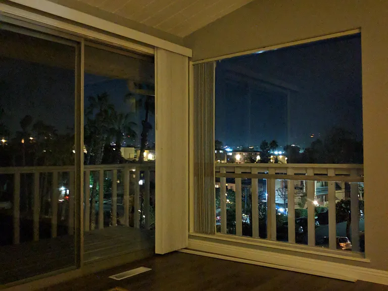 Night-time views are spectacular