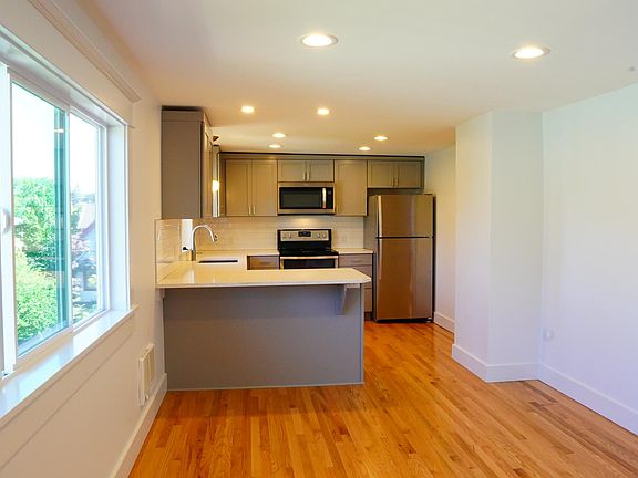 Kitchen viewed from living room
