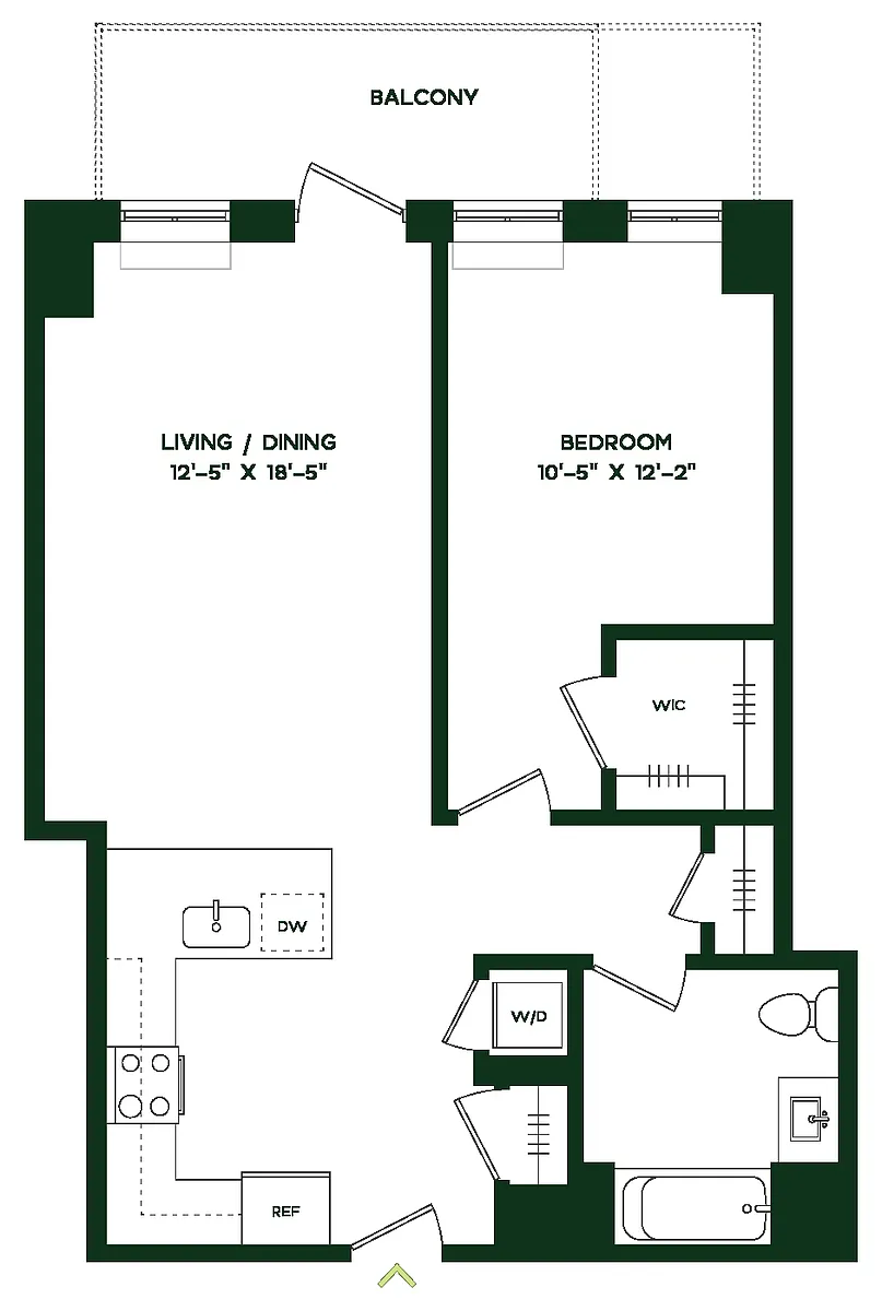 Floor plan A13E