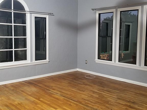 Living room at night