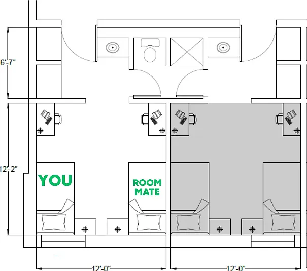 1 bed, $400 — Photo 1