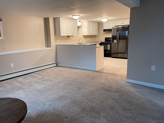 Living/dining looking into kitchen.