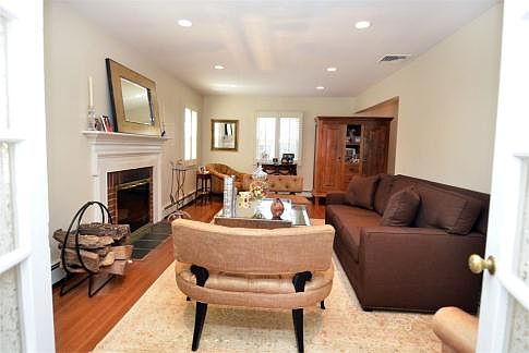 Living Room with Fireplace