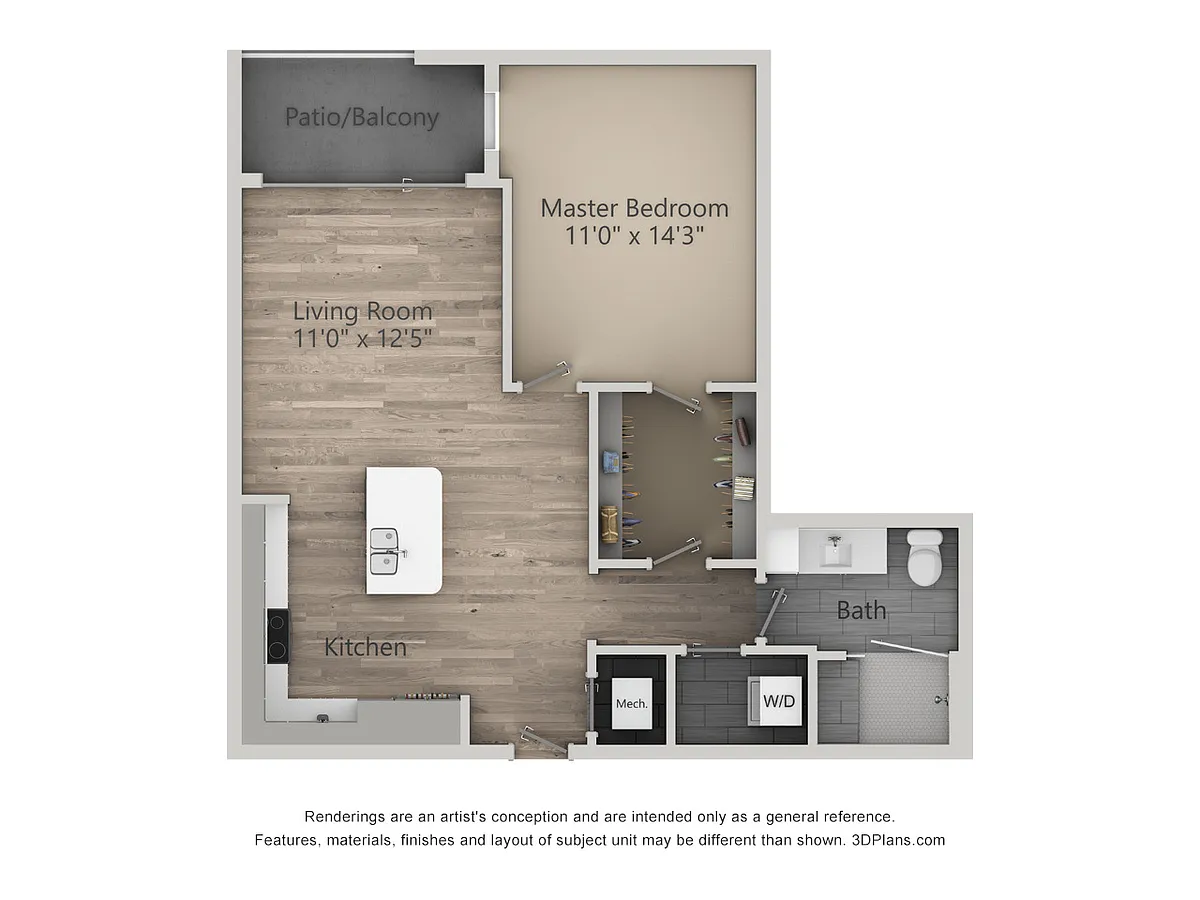 Floor plan 1LC