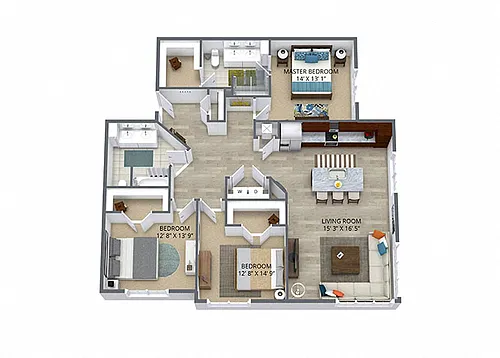 Floor plan Torrey Pines