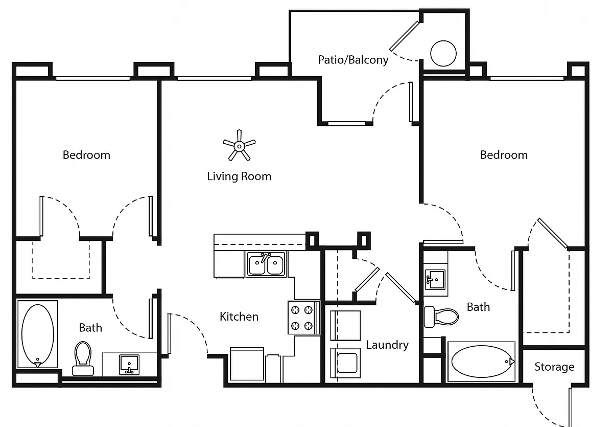 Floor plan B2