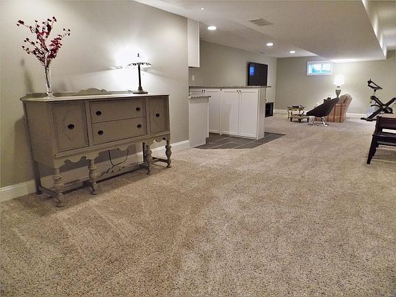 Finished Lower Level Rec space and wine bar!