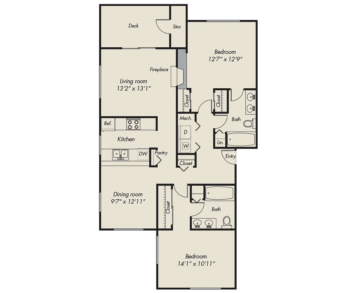 Floor plan 1084