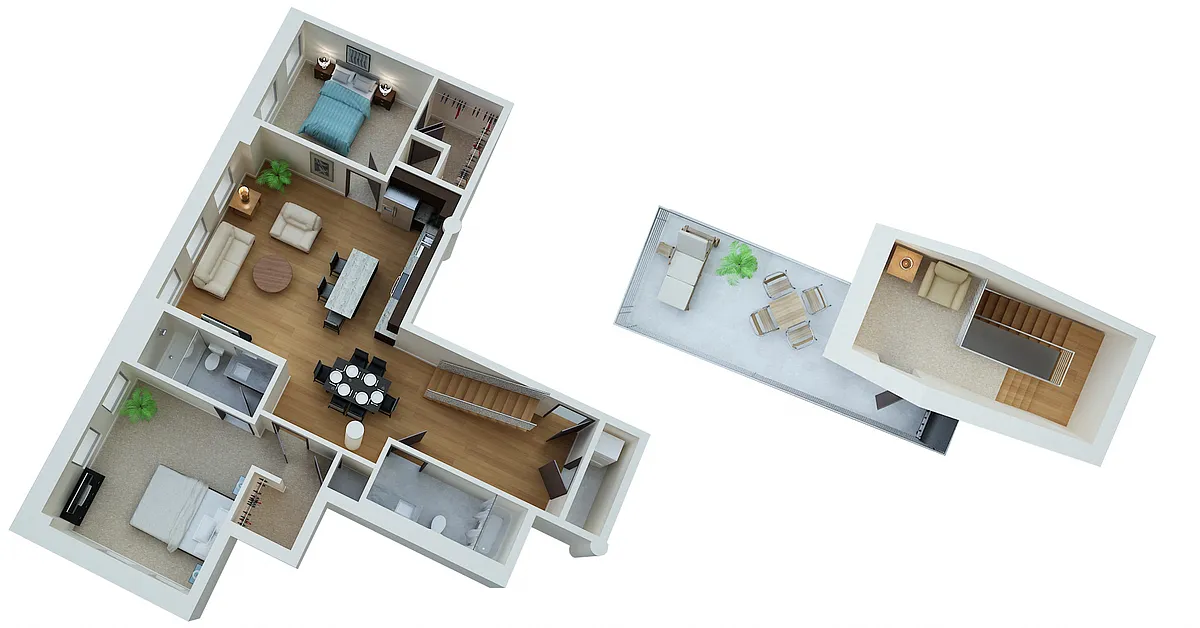 Floor plan Pillsbury PH