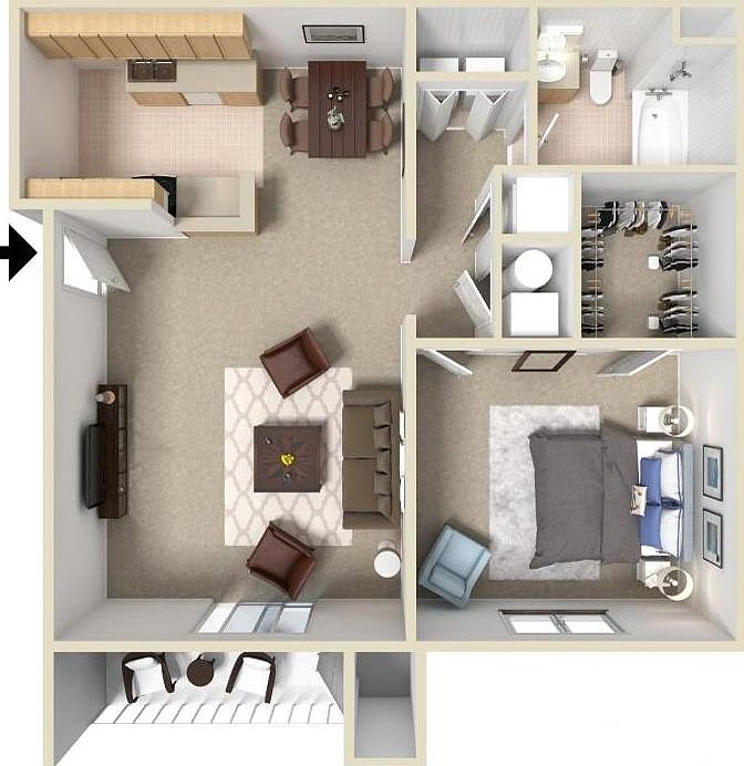 2nd image of 305 Fort Crook Rd S APT 301