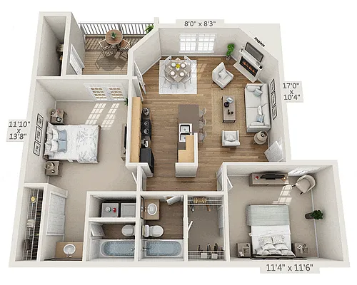Floor plan Chesapeake