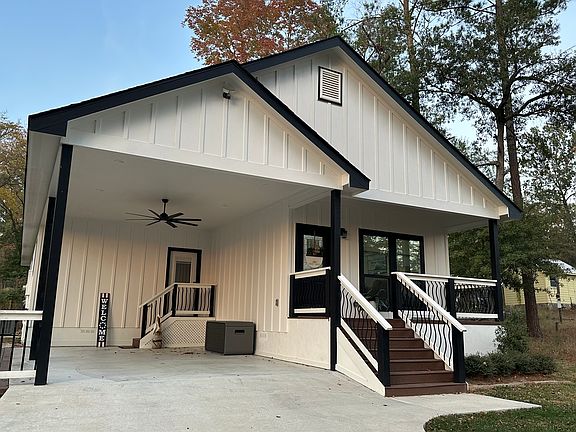 Front and side patio with Lake view