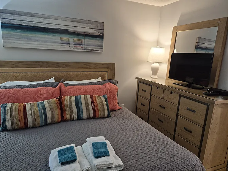 Bedroom 2 with a king sized bed