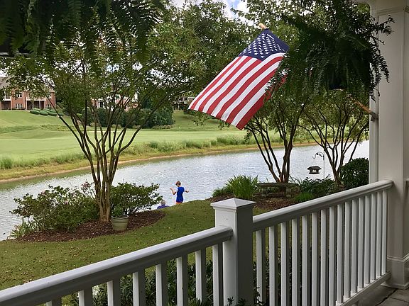 Pond view from back porch
