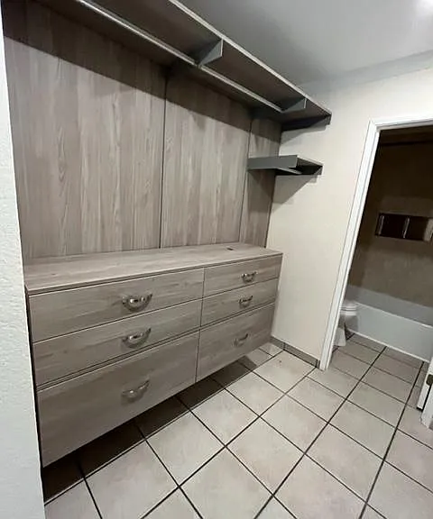 Primary bedroom 2 closet system