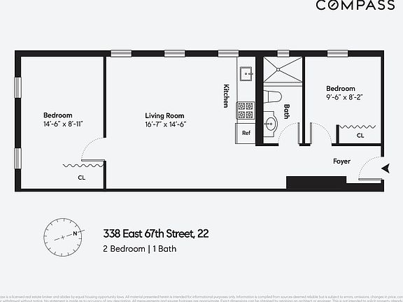 2nd image of 338 E 67th St APT 22