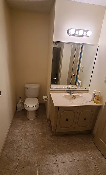 2nd bathroom sink and toilet