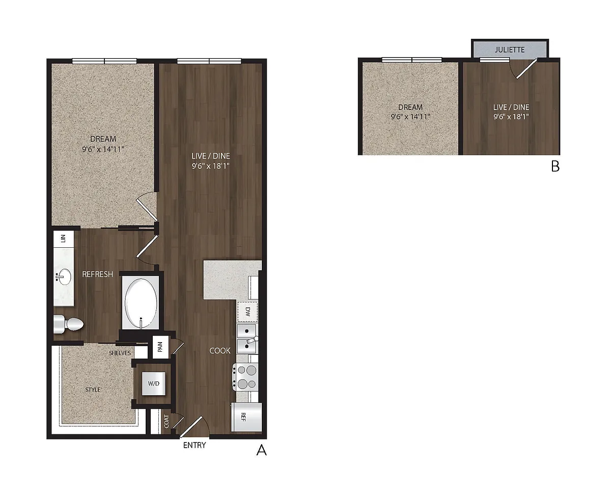 Floor plan A7 B