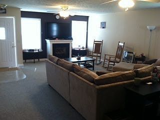 Gas fireplace insert.
