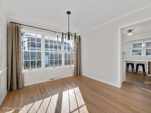 Dining room open to kitchen