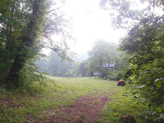 looking west on a rainy day