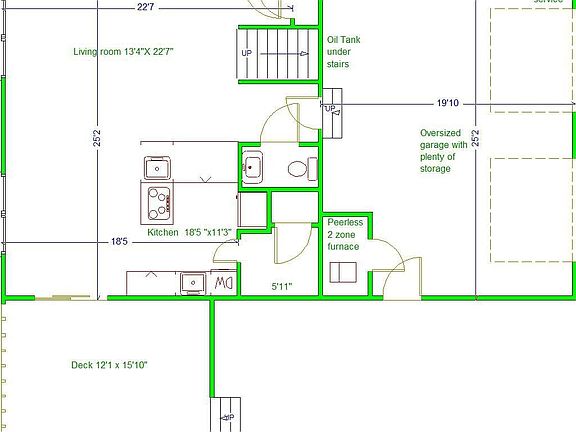 First level floor plan
