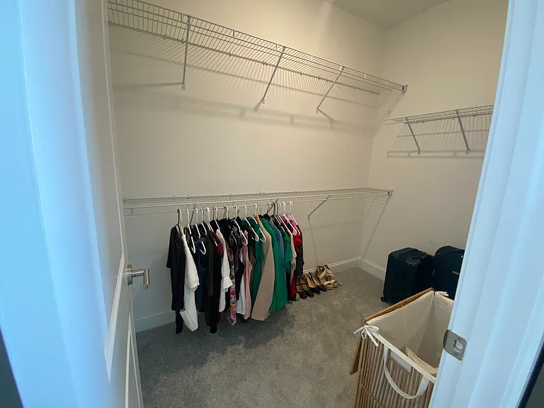 Primary walk-in closet