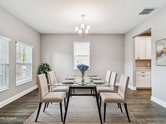 Dining Room - Virtually Staged - Representational Photo