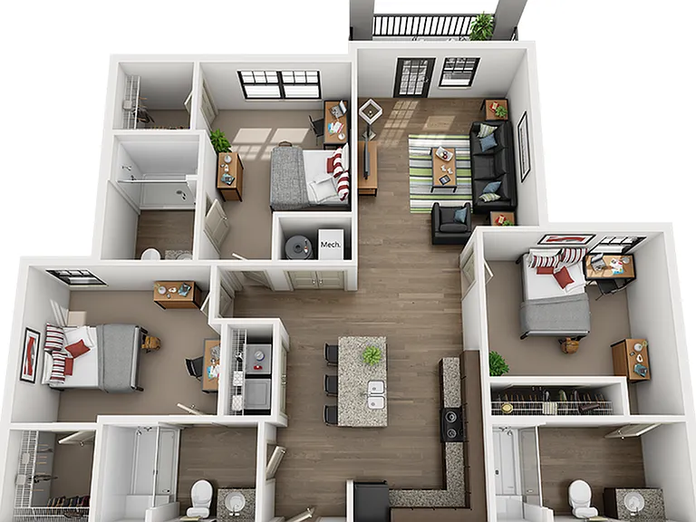 3x3 Floor Plans 3x3 Floor Plans