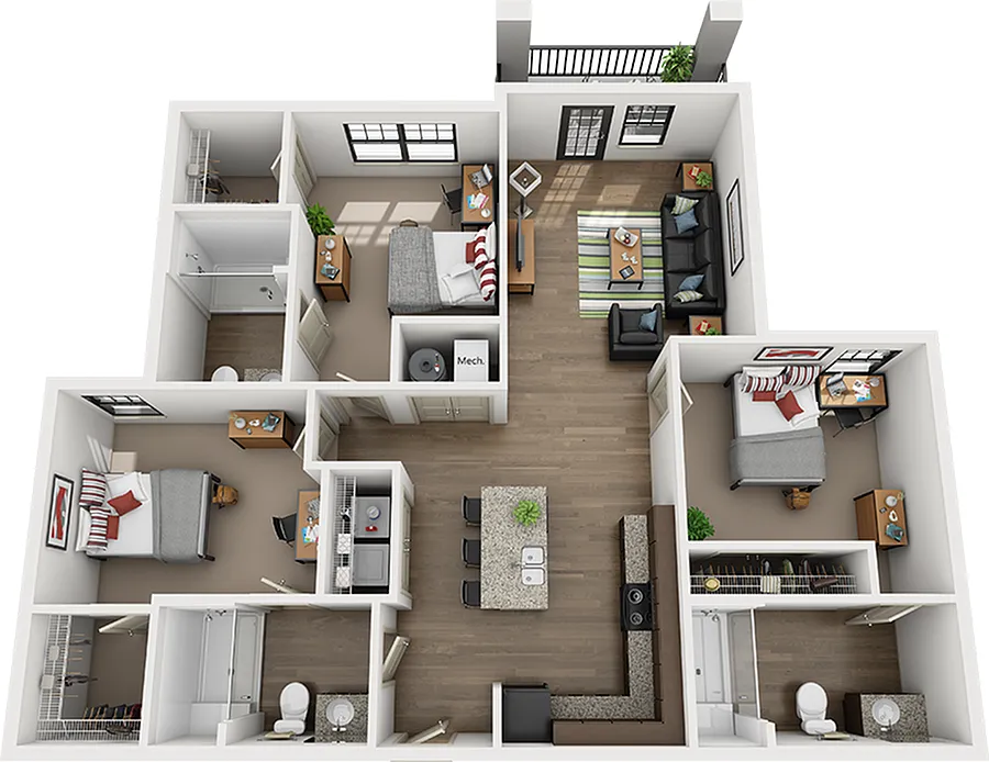 Floor plan Crimson - Standard
