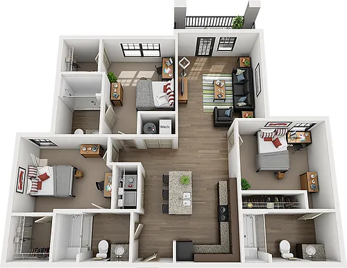 Floor plan Crimson - Premium