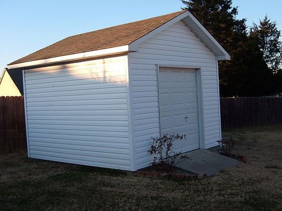 Storage Bldg in Backyard