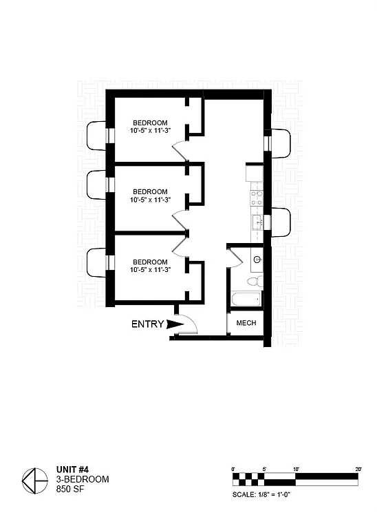 3 bed, 1.0 bath, $3,180 — Photo 2