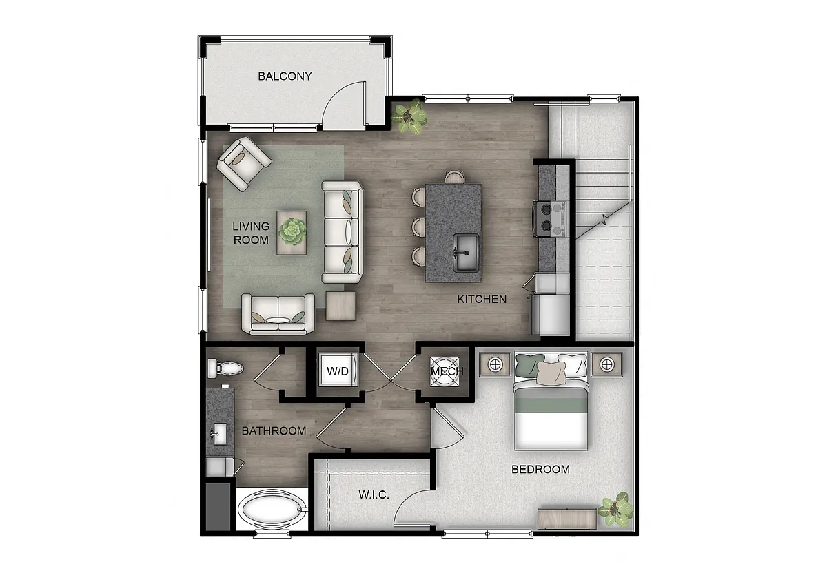 Floor plan Mellon