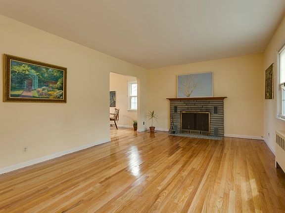 Newly refinished hardwood 