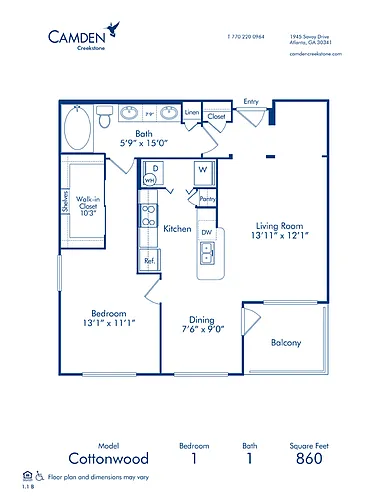Floor plan Cottonwood