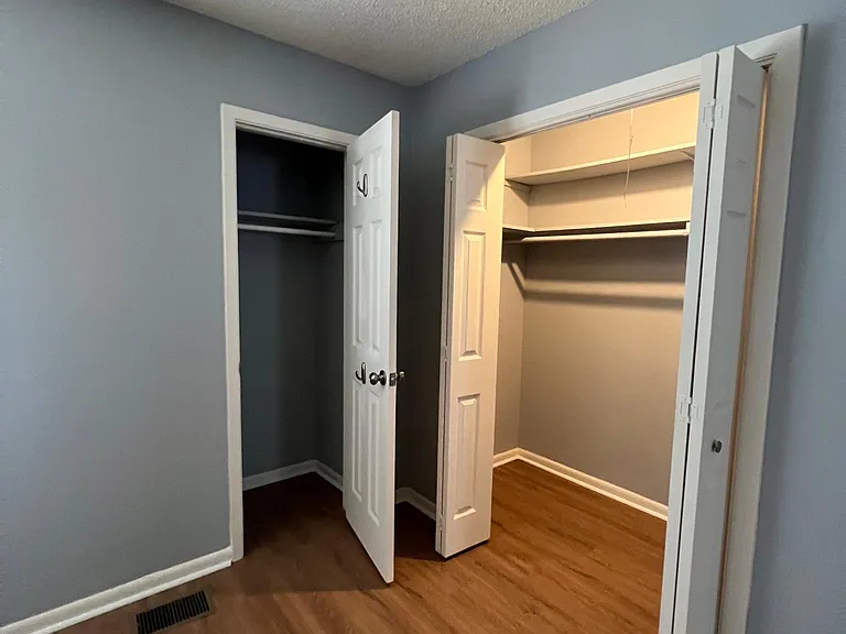 Master bedroom- 2 closets