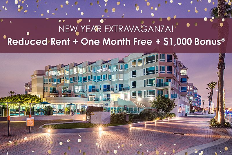 New Year Extravaganza! Reduced Rent + One Month Free + $1,000 Bonus*
