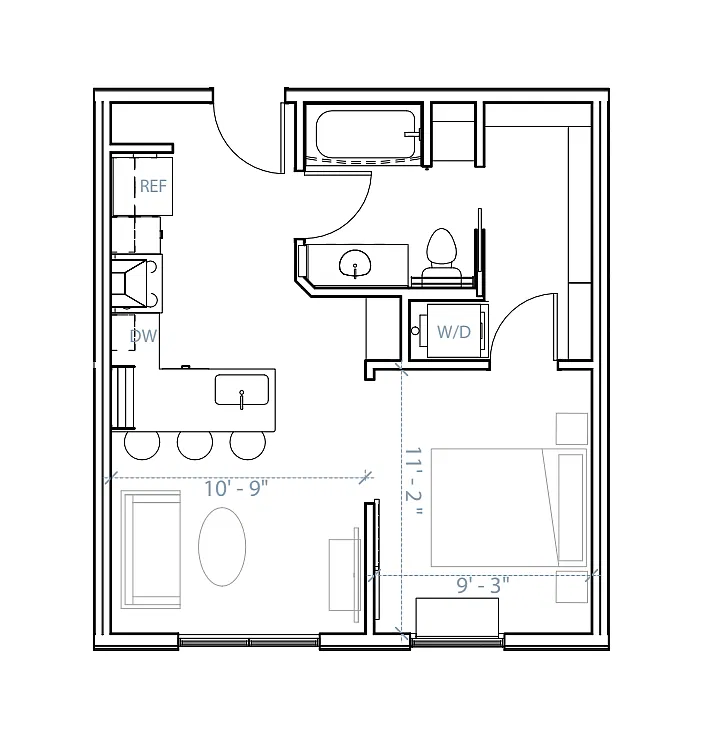 Floor plan NoLo East - A5