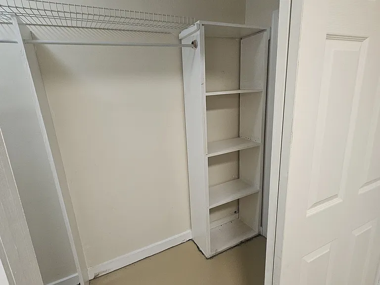 Shelving in the walk-in.