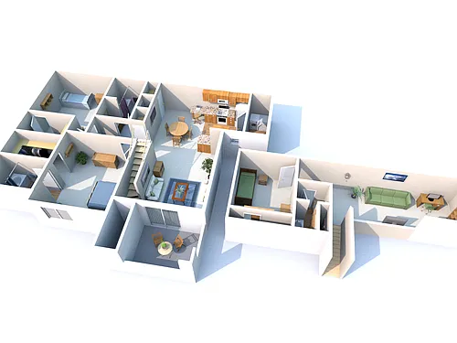 Floor plan 3 Bed with Loft