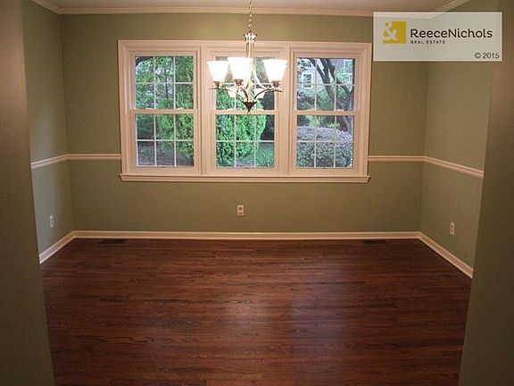 Dining Room with lovely views of backyard gardens