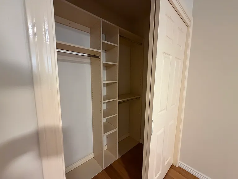 Third Bedroom Closet. (both bedrooms have similar closets)