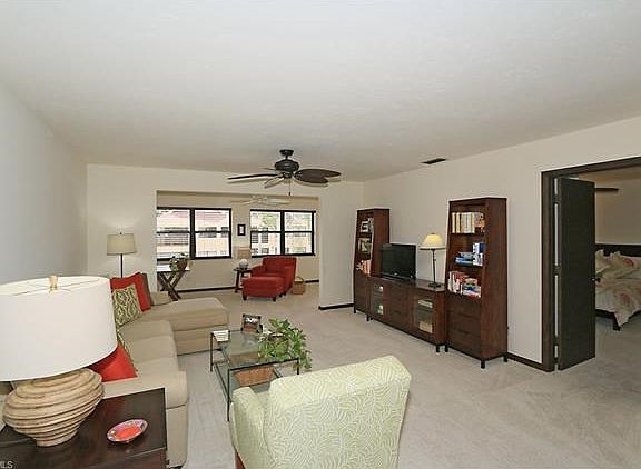 Light and Bright Living and Den Areas.